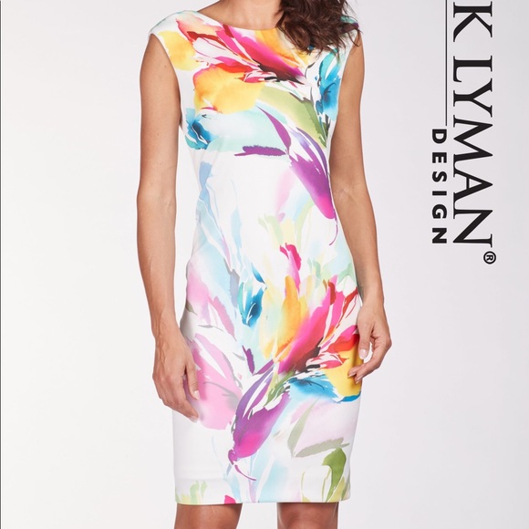 Frank Lyman Floral Dress - Picture 1 of 3